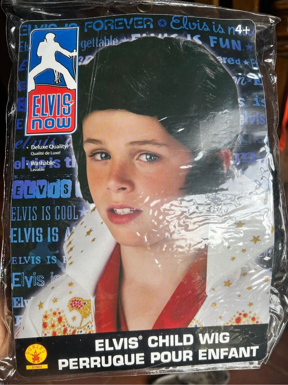 Elvis Presley Child Wig Halloween Rubie’s Costume NEW $26